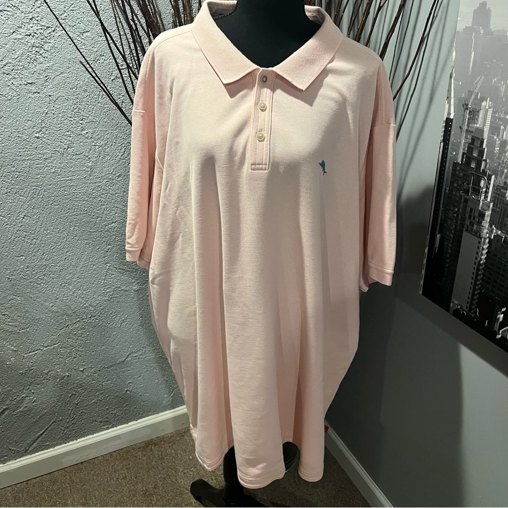 Tommy Bahama Pink Emfielder Polo